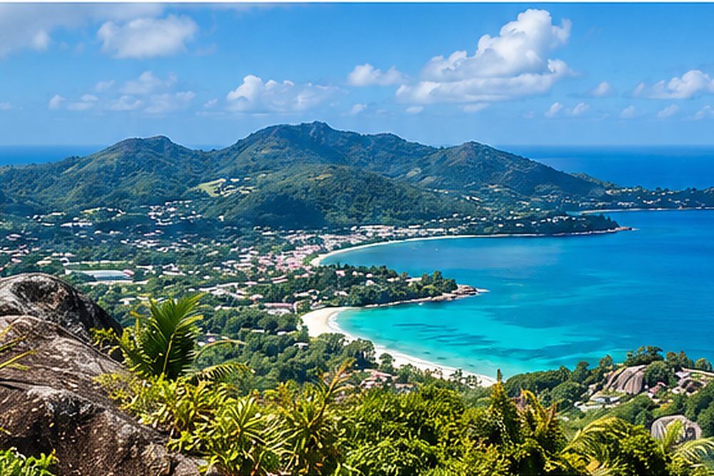 Beau Vallon na północno-zachodnim wybrzeżu Mahé